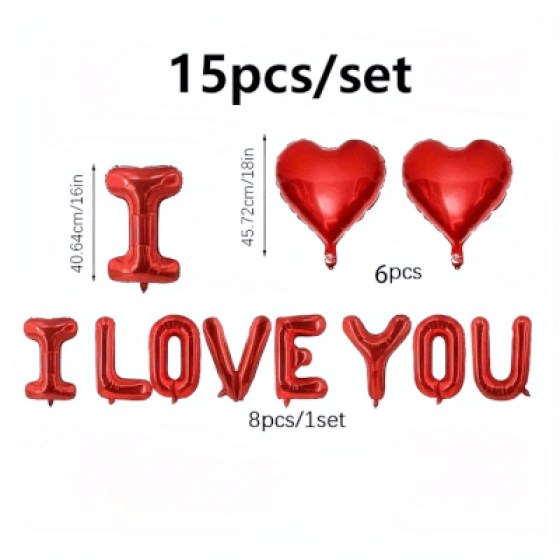 I love you baloni -set